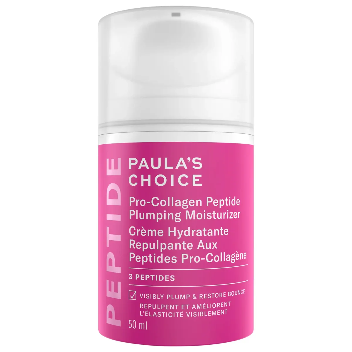 Gel-creme hidratante com peptídeos — Paula's Choice Pro-Collagen Peptide Plumping Moisturizer 50 ml, foto 1